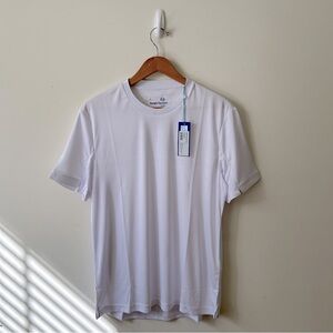 Sergio Tacchini Shirt Men Young Line Pro T-Shirt Performance Casual  Small White